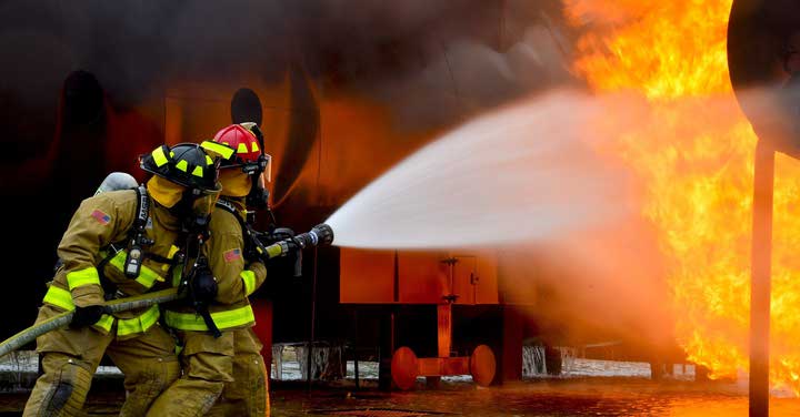 Fire fighters