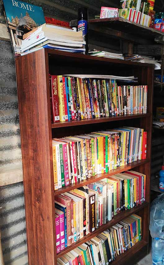 library in a fridge patuli satyajit roy park