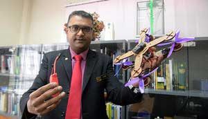 pineapple leaves drone eco-friendly