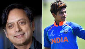 shashi tharoor shubman gill
