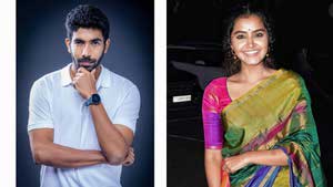 Jasprit bumrah and anupama parmeswaran