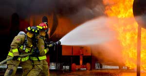 Fire fighters