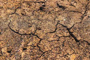 earthquake dry land field soil