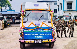 Mobile Toilet Siliguri Police Commissionerate