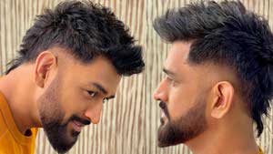 Dhoni new look