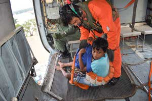 IAF rescued flood affected area Hoogli Khanakul