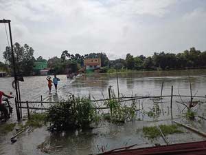 Flood situation in Purba Medinipur