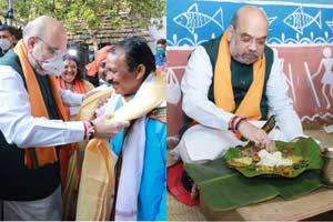 Amit Shah wb lunch