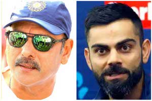 Virat kohli and ravi shastri