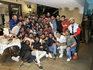 team india celebration new year