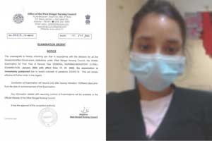 Gnm nursing exam postpone