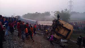 North bengal train accident Fog