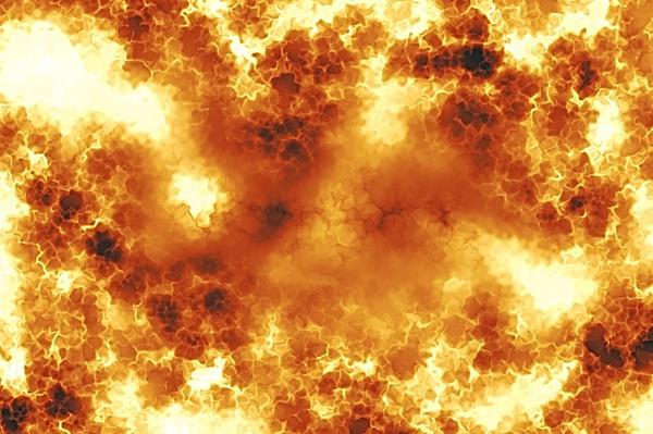 bomb blast fire explosion