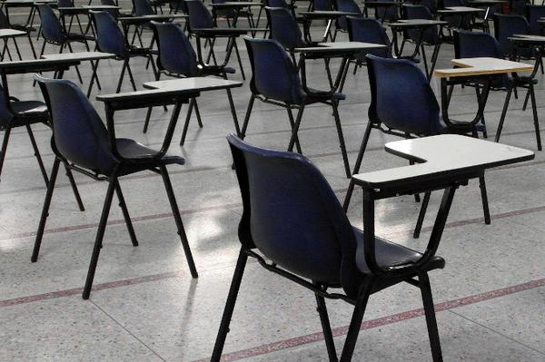 class room empty exam