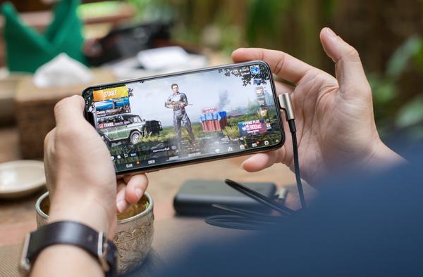 PUBG game on phone
